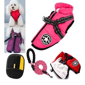 Pink Dog/cat Winter Coat